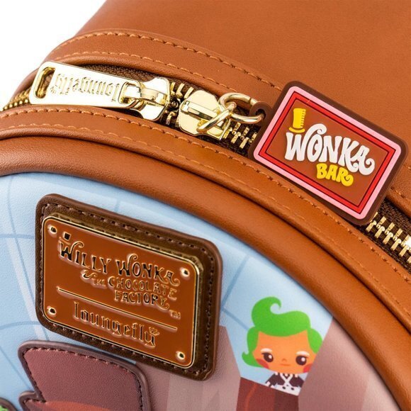 Loungefly Willy Wonka and the Chocolate Factory 50th Anniversary Mini Backpack - Picture 5 of 7